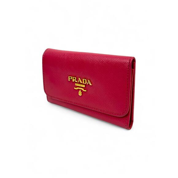 Prada Vintage Y2K Saffiano Leather Key Case - Picture 4 of 6